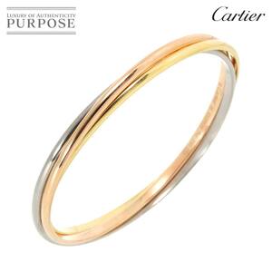 カルティエ Cartier トリニティ ブレスレット SM #16 K18 YG WG PG スリーゴールド スリーカラー 750 バングル Bracelet 90236351