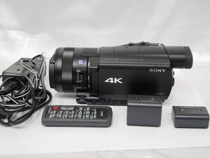 #0437 SONY FDR-AX100 ソニー 4K ハンディカム デジタルビデオカメラ