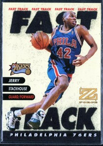 【ジェリースタックハウス】97-98NBA Skybox Z-Force FastTrack#FT9 JerryStackhouse/Philadelphia76ers