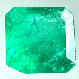 1円〜!!ソ付!!〔天然エメラルド0.551ct〕d 約4.8×4.5mm ルース 裸石 宝石 ジュエリー ベリル jewelry beryl emerald DB0/DC0 テEA0 w4マ52