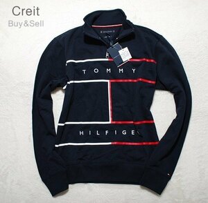 M71■新品★トミーヒルフィガー TOMMY HILFIGER オーガニックコットンスエットプルオーバートレーナートップスL