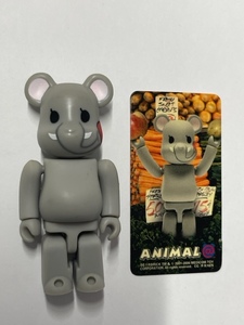  シリーズ12 SERIES12■BE@RBRICK ベアブリック MEDICOM TOY メディコムトイ 100% ANIMAL アニマル 象 ゾウ エレファント