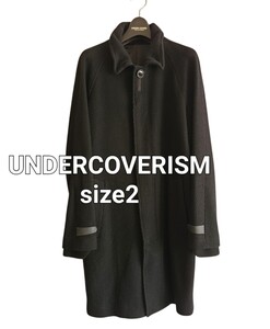 UNDERCOVERISM アンダーカバーイズムステンカラーコートColor ブラックsize2日本製