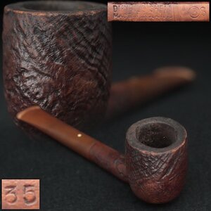 EW949 【DUNHILL SHELL】ダンヒル パイプ # 35 全長13.2cm 重30g・煙管 イングランド 喫煙具