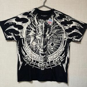 LIQUID BLUE リキッドブルー DRAGON CATCHER FIRE 本物 新品 XLサイズ #tatoo #hiphop #バイカー ＃格闘技 ＃スケーター #y2k #UFC #mma