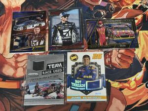 Panini PRIZM TORQUE PressPass Racing JAMIE McMURRAY レリック シリアル カード 5枚セット NASCAR ナスカー Race-Used Firesuit