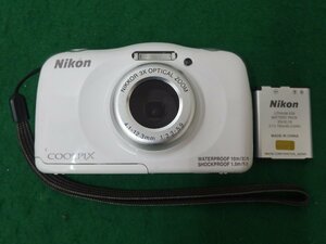 レ■/Zク4436　NIKON ニコン COOLPIX S33 デジタルカメラ 撮影OK 中古 保証無し