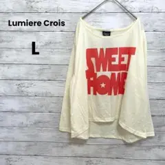 タグ付【Lumiere Crois】ロンT（L）長袖　ビッグプリント　可愛い✨