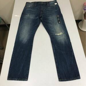 ●ＧＡＰ●新品●ウエスト84X股下81cm●デニム●ギャップ●スリム●ジーンズ●ダメージ・色落ち加工●3-2