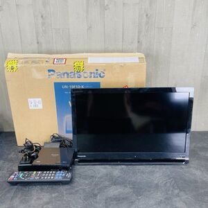 ジャンク品 Panasonic プライベート ビエラ ポータブル テレビ UN-19F10-K モニター UN-19F10D チューナー UN-E10S 111033 / 21793