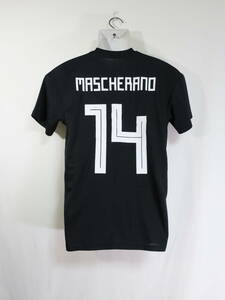 アルゼンチン 代表 #14 Mascherano マスチェラーノ 2018 アウェイ ユニフォーム S アディダス ADIDAS Argentina サッカー シャツ