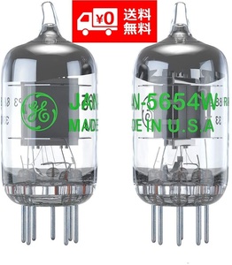 【新品】 真空管 7ピン 5654W TUBE-01 (J) TUBE-02 (J) 交換用 パワーアンプグレード ペアリングチューブ 軍用規格品 2本セット E281