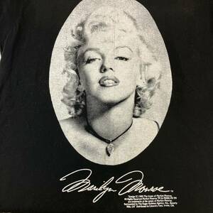 90s 90年代　Marilyn Monroe マリリンモンロー　tシャツ usa size:M 1992年　コピーライト　Fruit of the Loom ヴィンテージ　ビンテージ