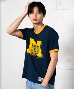 「Russell Athletic」 半袖Tシャツ M ネイビー メンズ