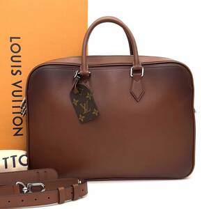 d683 ◇美品◇ LOUIS VUITTON ルイヴィトン ダンディ・ブリーフケース MM 定価599,500円 ビジネスバッグ メンズ オンブレ M52688