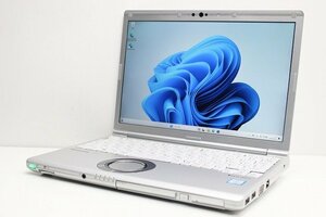 1円スタート ノートパソコン Windows11 Panasonic レッツノート CF-SV7 DVDマルチ 第8世代 Core i5 SSD256GB メモリ8GB Windows10 カメラ