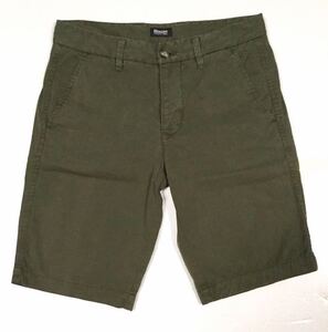 美品「Blauer. U.S.A.」 ボタンフライ ショーツ/ショートパンツ Dark-Green SIZE:28