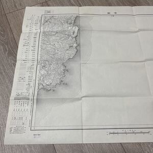 古地図 地形図 五万分之一 地理調査所 昭和28年応急修正 昭和29年発行 古田 鹿児島県