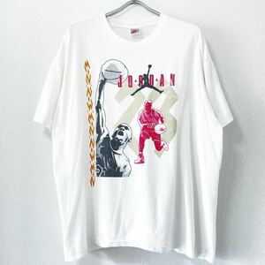 激レア90s NIKE JORDAN イラスト Tシャツ XL ナイキ ジョーダン USA製 ビンテージ