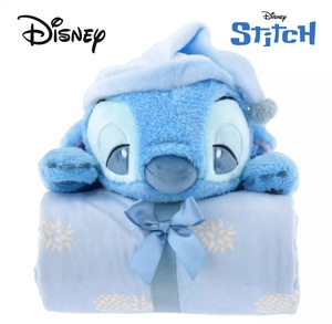 【新品・未使用】ディズニー スティッチ ブランケット ぬいぐるみ付き Blanket　リロ＆スティッチ