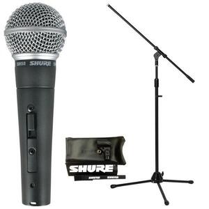 ★SHURE SM58SE ブームマイクスタンド付7点セット★新品