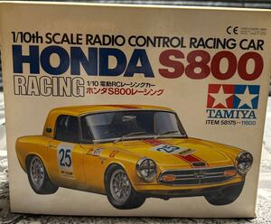 109 タミヤ 1/10 HONDA S800 レーシング 動作未確認 現状品 ラジコン ホンダ RC