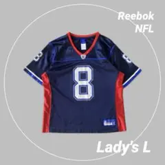 《Reebok NFL》バッファロー・ビルズ　ムーアマン　アメフト ゲームシャツ