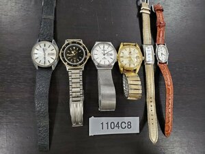 1104C8　腕時計　ジャンク品　おまとめ6点　SEIKO セイコー、RADO ※動作未確認