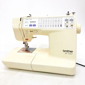 動作品 BROTHER ブラザー コンピューターミシン BC-3000 CP969 裁縫 ハンドクラフト alp依頼星1210