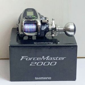 ★★ SHIMANO シマノ 16 フォースマスター 2000 電動リール　箱・取説・ケーブル付 03601 やや傷や汚れあり