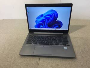 【21】HP ZBook 14u G6 Mobile Workstation (Core i7-8665U/メモリ32GB/SSD512GB/Radeon Pro WX3200/Windows11 Pro)