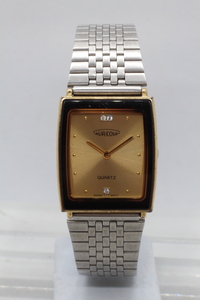 【AUREOLE】SW-323M QUARTZ SWISS MOV`TST.STEEL BACK 中古品時計3-48 電池交換済み 25.1.13