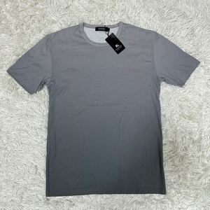 BURBERRY BLACK LABEL バーバリーブラックレーベル Tシャツ 半袖 ジャージ素材 グラデーション ホースロゴ グレー サイズ2