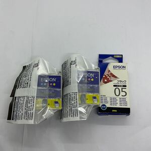 ◎ (A105) 純正★EPSONインクタンク IC5CL05 カラー IC1BK05計3個 未開封 期限切れ(A9)