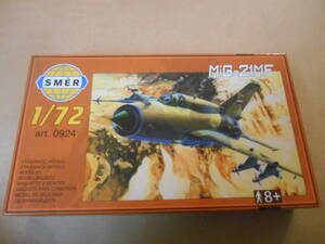 〔全国一律送料290円込〕1/72 SMER ソビエト ミグ MiG-21MF