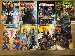 a0612-30.洋書 洋雑誌 entertainment weekly wizard 他 アメコミ American comics movie guide magazine まとめ MARVEL DC