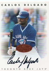 MLB 1996 LEAF SIGNATURE 　CARLOS DELGADO カルロス・デルガド 直筆サイン　 新品ミント状態品