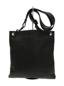 BOTTEGA VENETA◆ショルダーバッグ/レザー/BLK/161623//