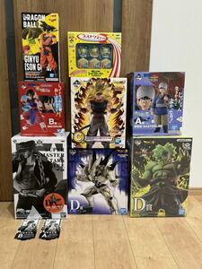 国内正規品 未開封品8個 一番くじドラゴンボール他フィギュア ブロリー 超一星龍 チチ他 まとめ大量セット ラストワン SMSPジョジョD賞