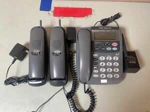 N1544/Panasonic 電話機 コードレス電話機 親機 VE-PX4/ VE1PX30/ VE-P101 まとめて　通電確認のみ