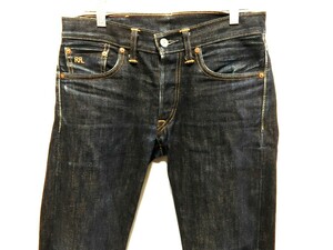 RRL W28(76×73) slim narrow スリムナロー ジーンズ デニム denim imported fabrics RN41381 赤耳 double RL (じ5)