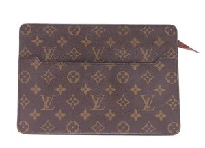 【ト長】LOUIS VUITTON ルイヴィトン ポシェット・オム M51795 モノグラム セカンドバッグ クラッチバッグ ポーチ IR000IOB40