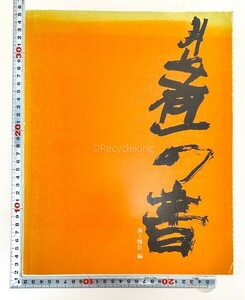 井上有一の「書」海上雅臣編 1980年 UNAC TOKYO 作品集 書作 画集 書道 資料 研究 書籍 古書 古本 20240609-10