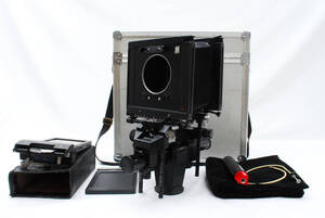 【美品】ジナー F2 4x5 45 ラージフォーマット ビューカメラ ケース付　●Sinar F2 4x5 45 Large Format Monorail View Camera ●♯240125y