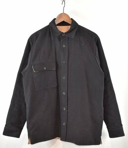 BLESS n゜68/ブレス　キルティングリバーシブルシャツ　woodhacker shirt 　4105　サイズ：S　カラー：ブラック