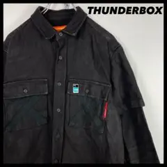 古着　THUNDERBOX 長袖シャツ　レイヤード　30.