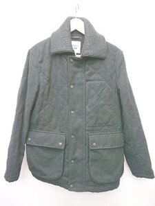 ◇ UNIQLO ユニクロ ウールブレンド 長袖 キルティング ジャケット サイズM ブラック メンズ P