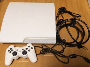  PS3 プレイステーション3 本体 CECH-3000A 160GB ホワイト コントローラー コード ケーブル付き 動作確認済み