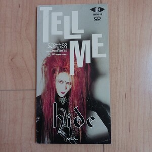 8cmCDS hide/TELL ME/SCANNER Featuring RYUICHI(LUNA SEA) HIDE 