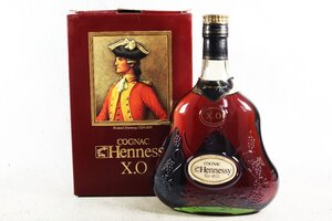 【未開栓】Hennessy ヘネシー XO グリーンボトル 700ml 40% 金キャップ ブランデー コニャック 箱 古酒 お酒